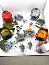 Mega Construx Halo Infinite Figures Accessories Helmets Lot Some Unopened Bags