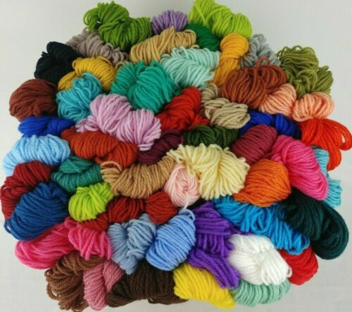 Aunt Lydias Heavy Rug Yarn 75 COLORS 60 70 210 Yd Skeins Polyester Vtg You Pick - 第 1/210 張圖片