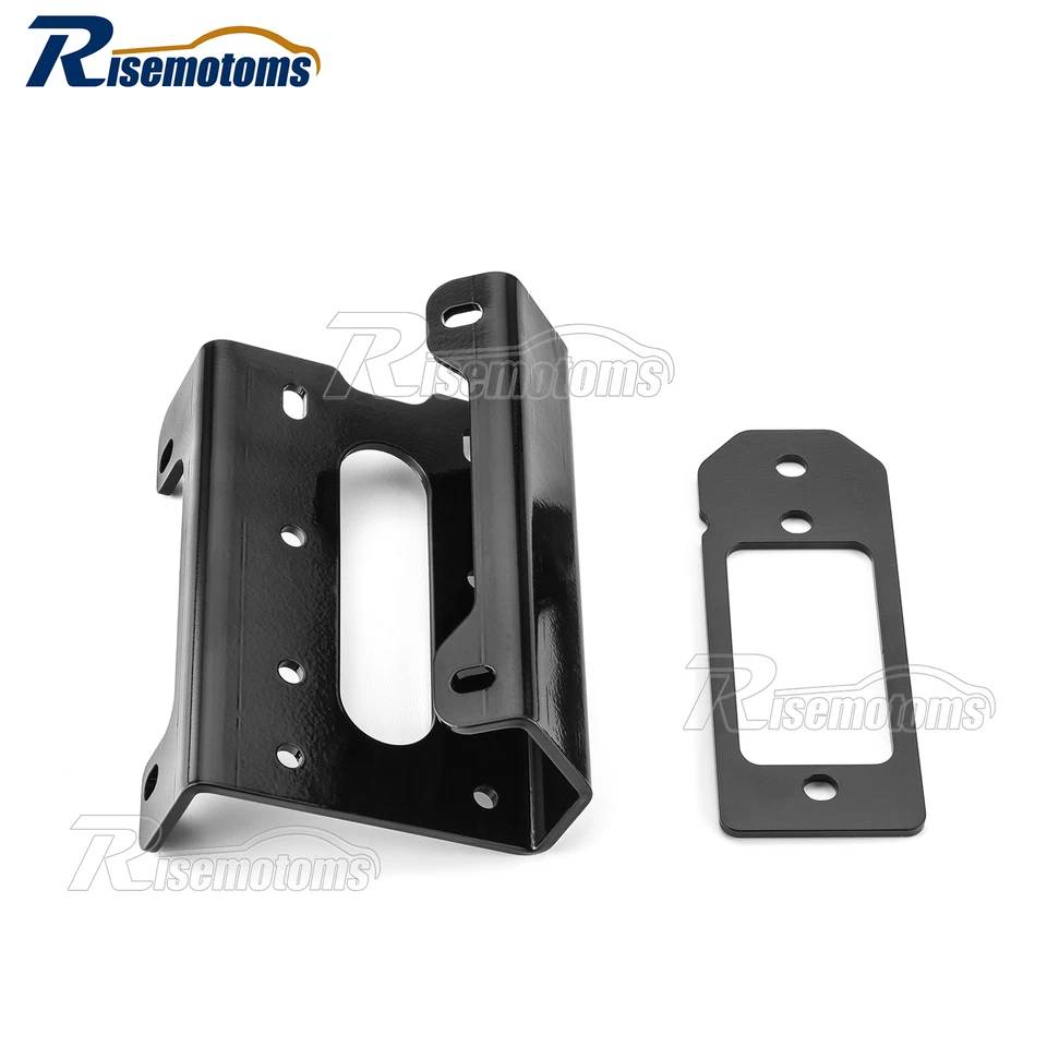For Can-Am Defender MAX HD7/HD8/HD9/HD10 UTV Black Steel Winch Top Mount Plate - Image 4 of 4