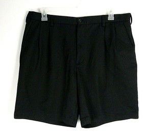 Izod XFG Men's Golf Shorts Pleated Polyester Black Size 38 | eBay
