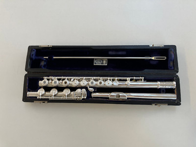 1971 VINTAGE W.S. HAYNES   SOLID SILVR FLUTE, HAND-MADE, ALL NEW PADS, SUPER!