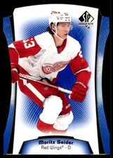 2021-22 SP AUTHENTIC DIE-CUT BLUE MORITZ SEIDER ROOKIE DETROIT RED WINGS #DC-19