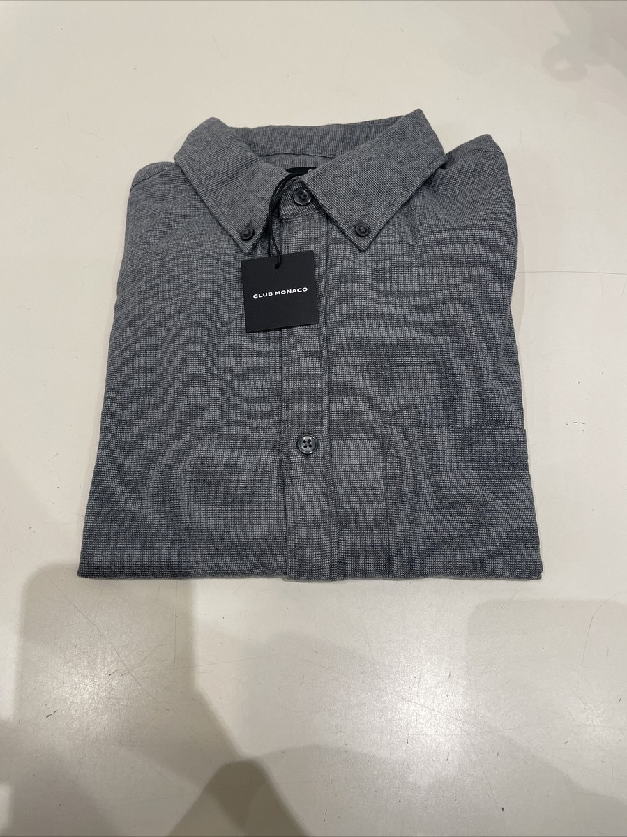sachin and babi light blue dress Club Monaco Long Sleeve Solid Oxford Shirt