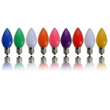 C7 Smooth Opaque Led Bulbs
