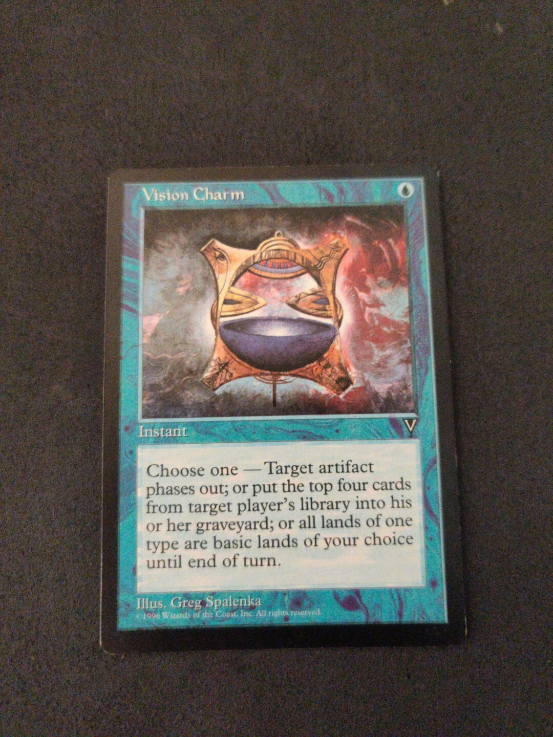 Vision Charm C Visions MTG NM Near Mint Single Common Vintage TCG Trading Card