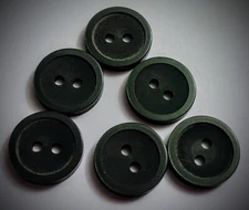 5/8" 2-Hole Hunter Craft/Clothing Buttons
