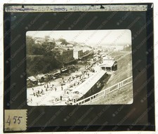 SRI LANKA Colombo Ceylon market 1890c RARE magic lantern slide photo