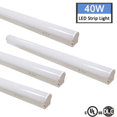 4Pack 4FT 40W LED Linear Strip Light Shop Light Garage Ceiling Light Dimmable