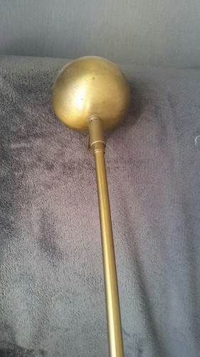 Tischlampe massive messing~ 80er Made in Belgium Bauhaus lamp desk - Bild 4 von 5