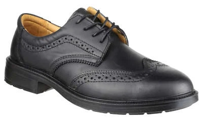 AMBLERS SAFETY Scarpe antinfortunistiche eleganti da uomo Amblers FS44 punta in acciaio brogue