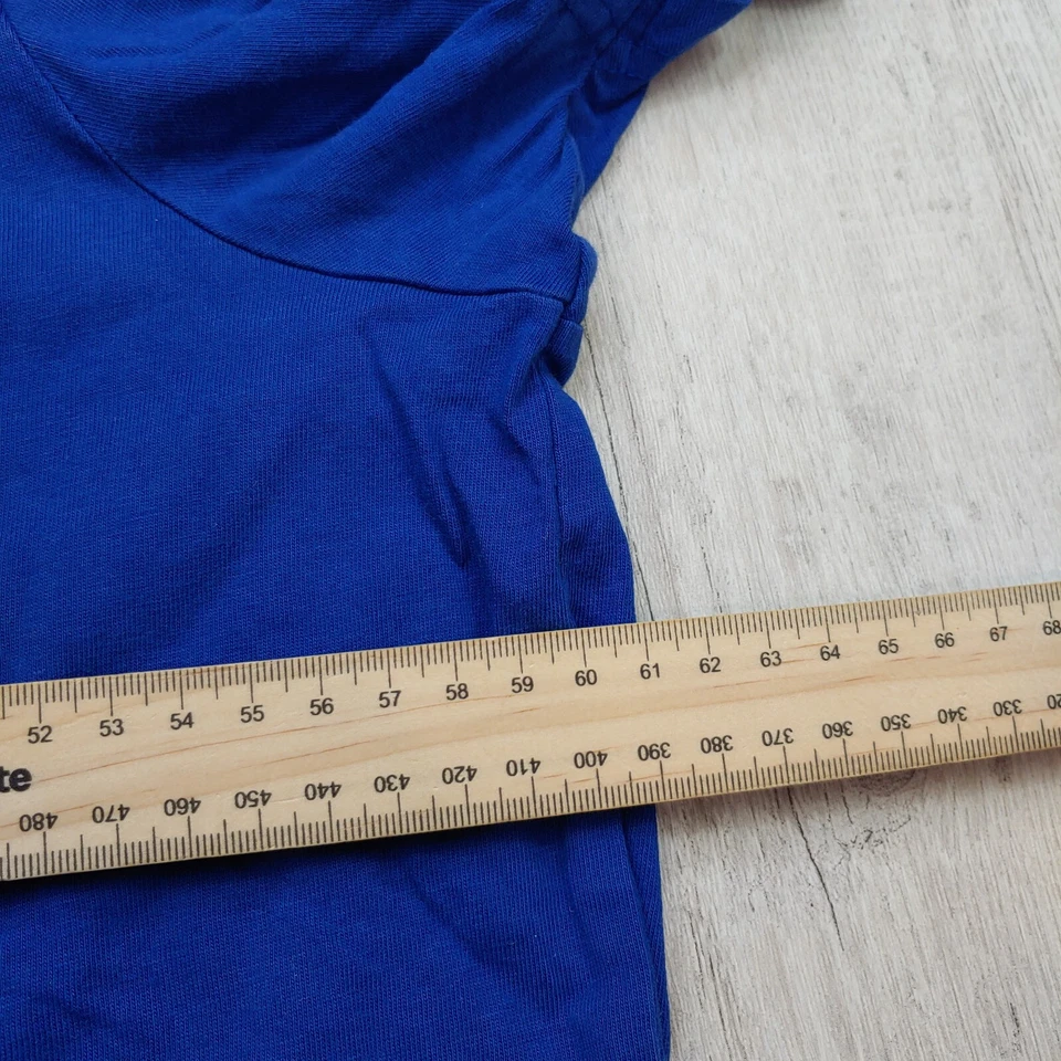 Gio-Goi Embroidered Star Patch Tee Graphic T-Shirt Men's XXL Streetwear Blue - Изображение 3 из 4