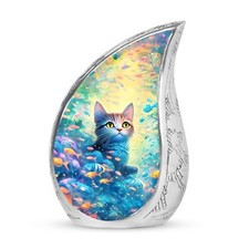 Feline's Urn For Human Ashes - Keepsake Urn For Ashes Adult Female - Mini Urns