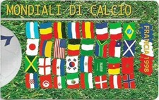 G SM 29 C&C 7029 SCHEDA TELEFONICA NUOVA SAN MARINO FRANCE '98 - FLAGS