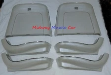 bucket seat plastic seatback & side trim panels 69-72 Chevy Chevelle Pontiac GTO