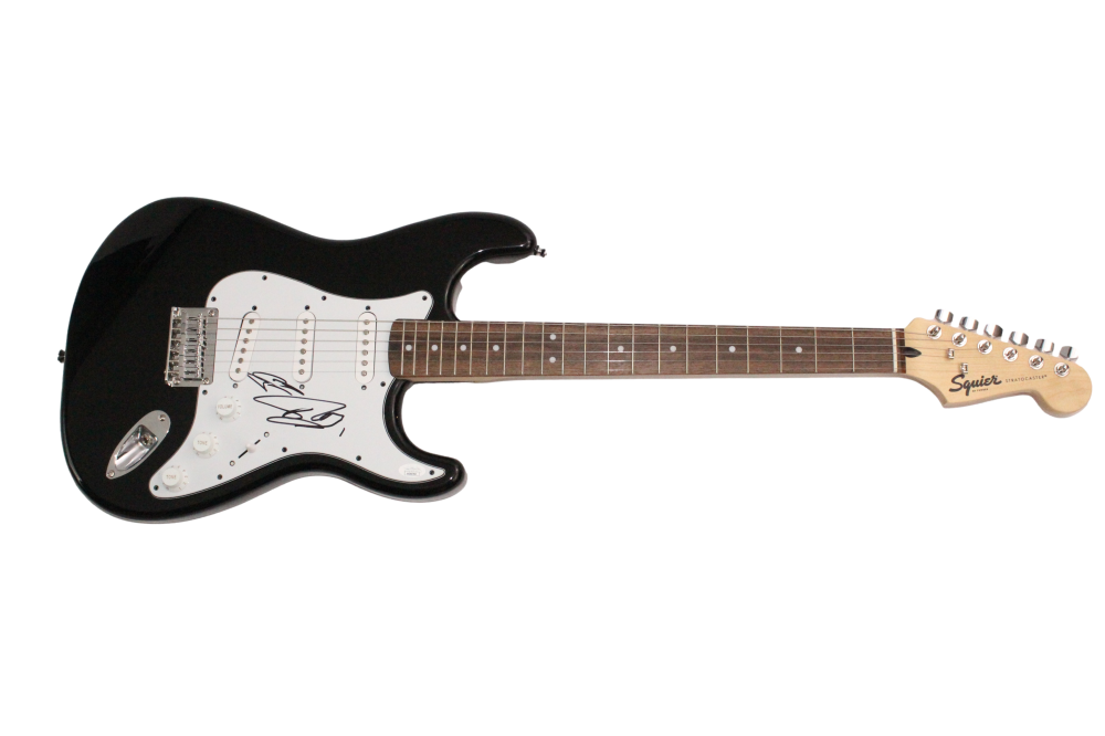 Tom Kaulitz & Georg Listing Signed Autograph Fender Guitar Tokio