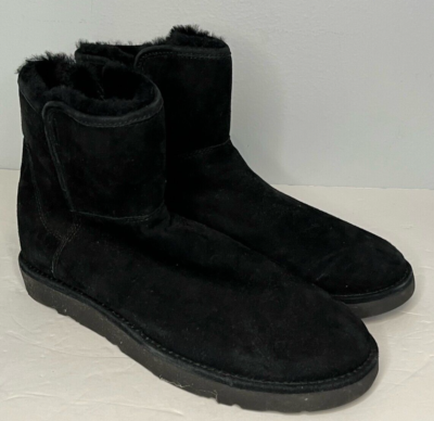 New UGG Abree Mini Shearling Ankle Boots For Women's Black