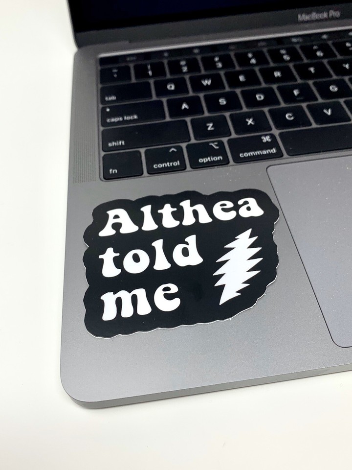Grateful Dead Apparel Grateful Dead "I Told Althea" Premium Sticker 2-Pack - 3 Inch Steal Your Face Design Grateful Dead Posters - Foto 12