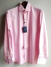 POLO RALPH LAUREN REGENT MENS BUTTON FRONT ICONIC PONY LONG-SLV PINK SHIRT:16