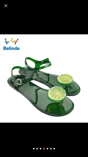 jelly fruit sandals
