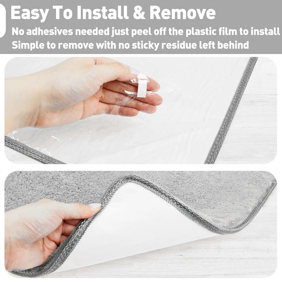 8Color Plush Carpet Stair Treads 7/14pc Set Soft Rug Indoor Landing Mat PURE ERA - Image 4 of 4