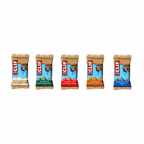 Clif Sustained Energy Fibre Organic Protein Bar Blueberry Crisp 68g X
