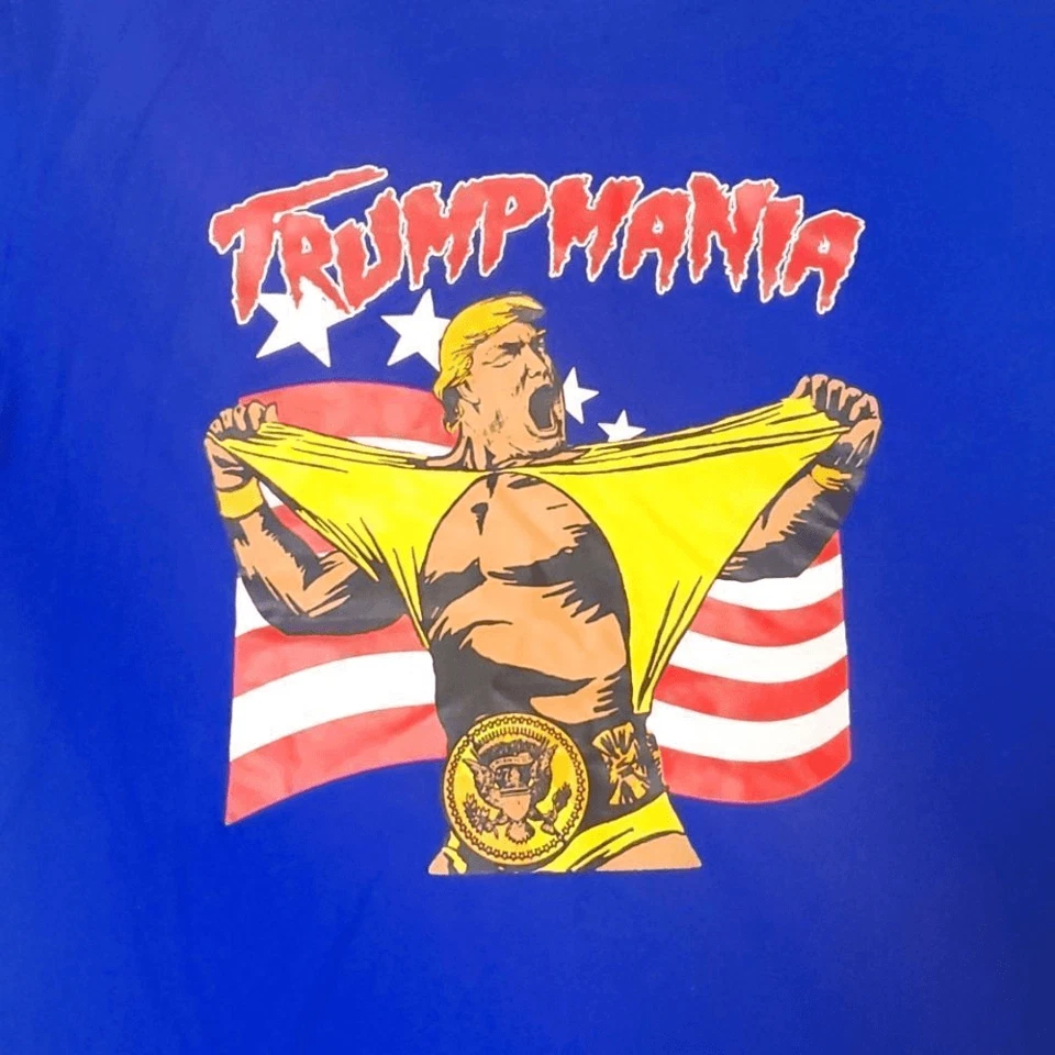 DONALD TRUMP TrumpMania Shirt Tee T-shirt Medium Large HTF - Image 2 of 4