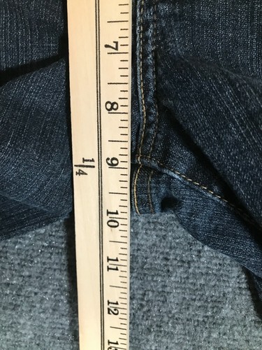Common Genes Womens Size 8 Denim Jeans Mid Rise Straight Fit 30x30.5 Stretchy - Picture 7 of 11