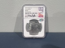 2021 Morgan $1  Early Releases NGC MS70 Signed Mike Castle