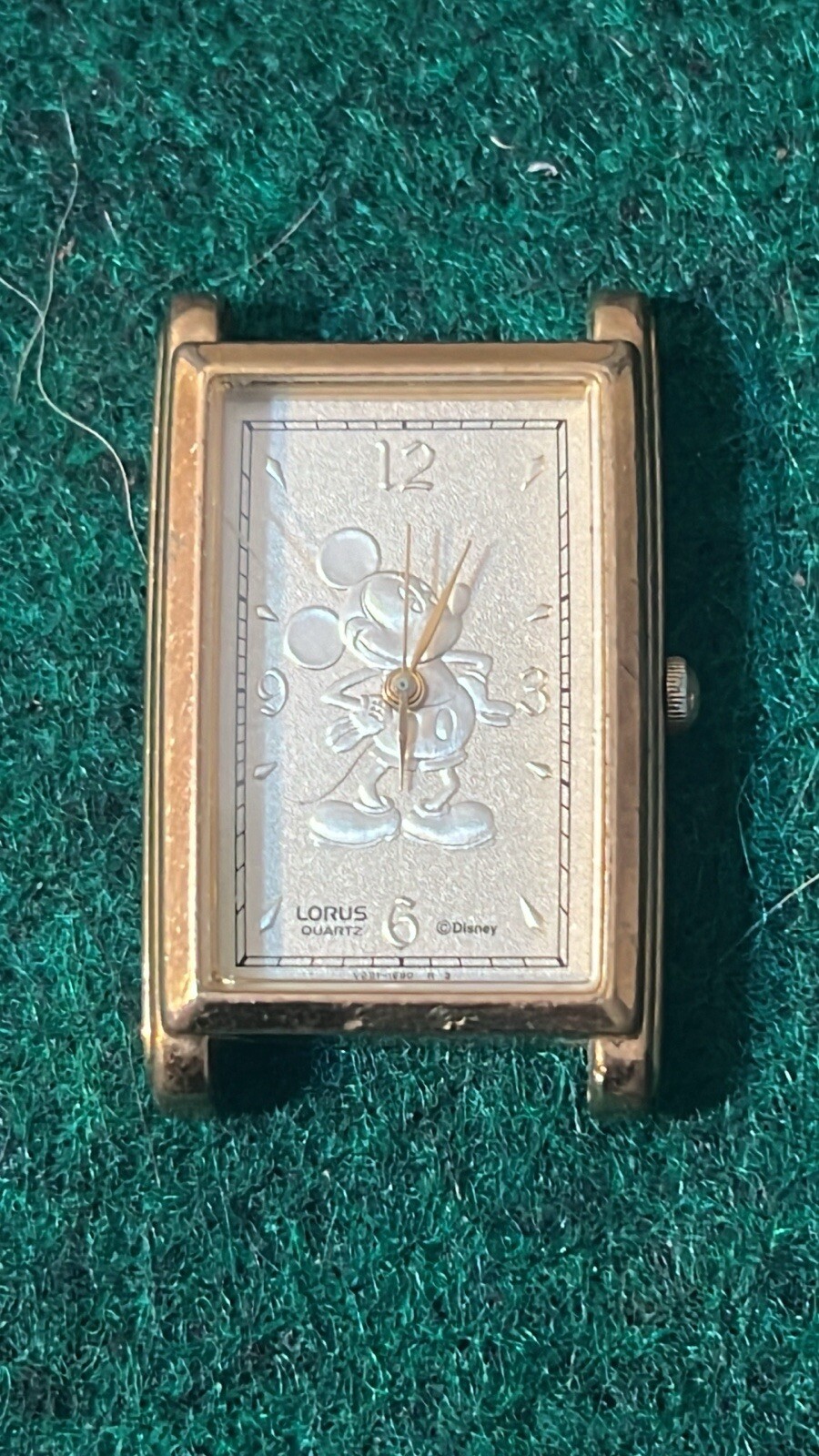 Rare Rectangle Lorus Micky Mouse Watch By Seiko - image 1