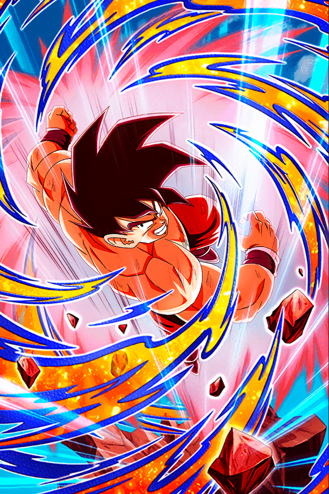 Dragon Ball Super Poster Goku Blue Kaioken 12inx18in Free Shipping