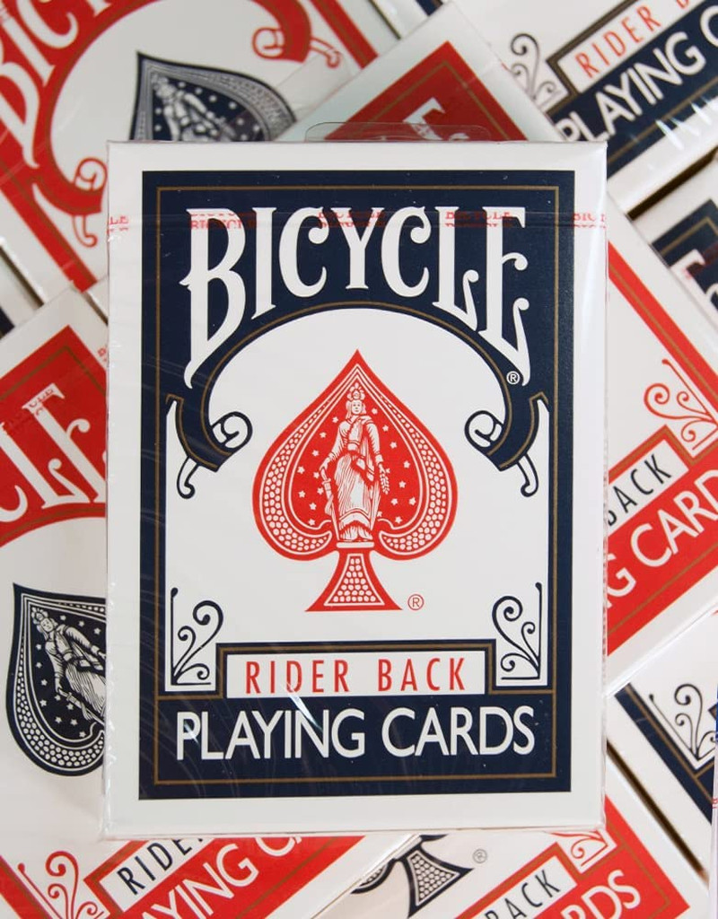 Rider Back Poker Playing Cards – Standard Index, Red & Blue, 2 Deck Pack Premium
