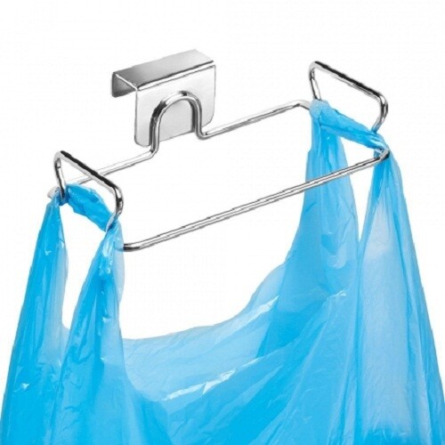 Interdesign KITCHEN OVER-THE-CABINET BAG HOLDER 16.5x14x5cm Stainless Steel - Picture 2 of 5