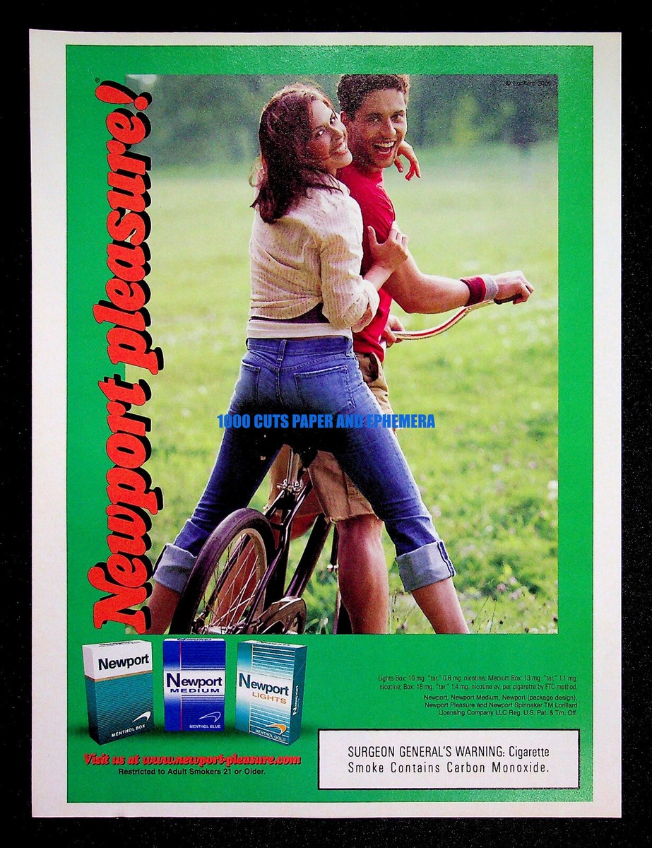 Newport Cigarettes 2006 Trade Print Magazine Ad Poster ADVERT