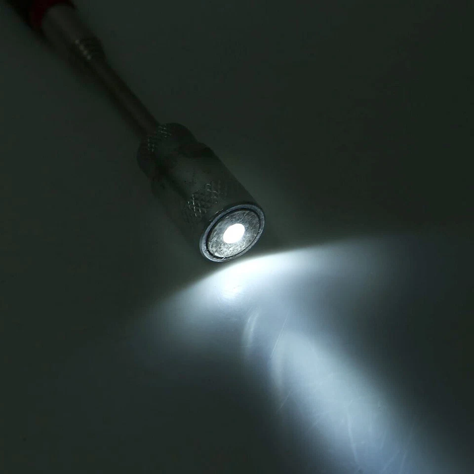 Telescopic Magnetic Pick Up Tool 3 LED Light Extendable Magnet Nuts Bolts 80cm - Image 4 of 4