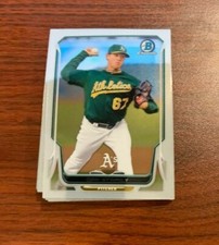 2014 Bowman Chrome #108 Dan Straily 12 Count Lot Oakland Athletics