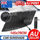 <!--F#f_0-->Car Windshield Sunshade Umbrella Front Window Visor Sun Shade Cover Black-Large<!--F/-->