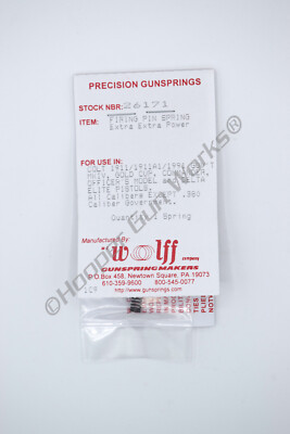 Wolff COLT 1911/CMMDR XXP FIRING PIN SPRING Pak of 1