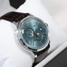 Orient Automatic Sun and Moon Green Dial Men's Watch RA-AK0805E