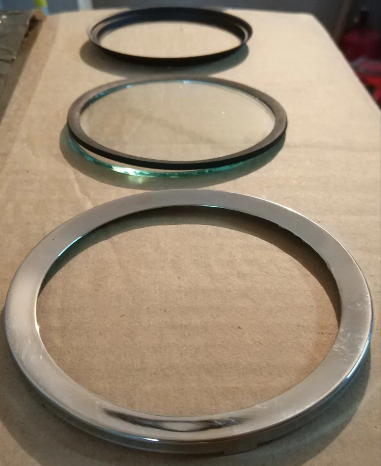 RENAULT 8-TS R8-TS, R 8 TS 100MM SPEEDOMETER STRAPPING BEZEL - Image 4 of 4