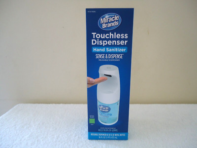 '' NIB ''  Miracle Brands Touchless Hand Sanitizer Dispenser '' GREAT GIFT ITEM ''