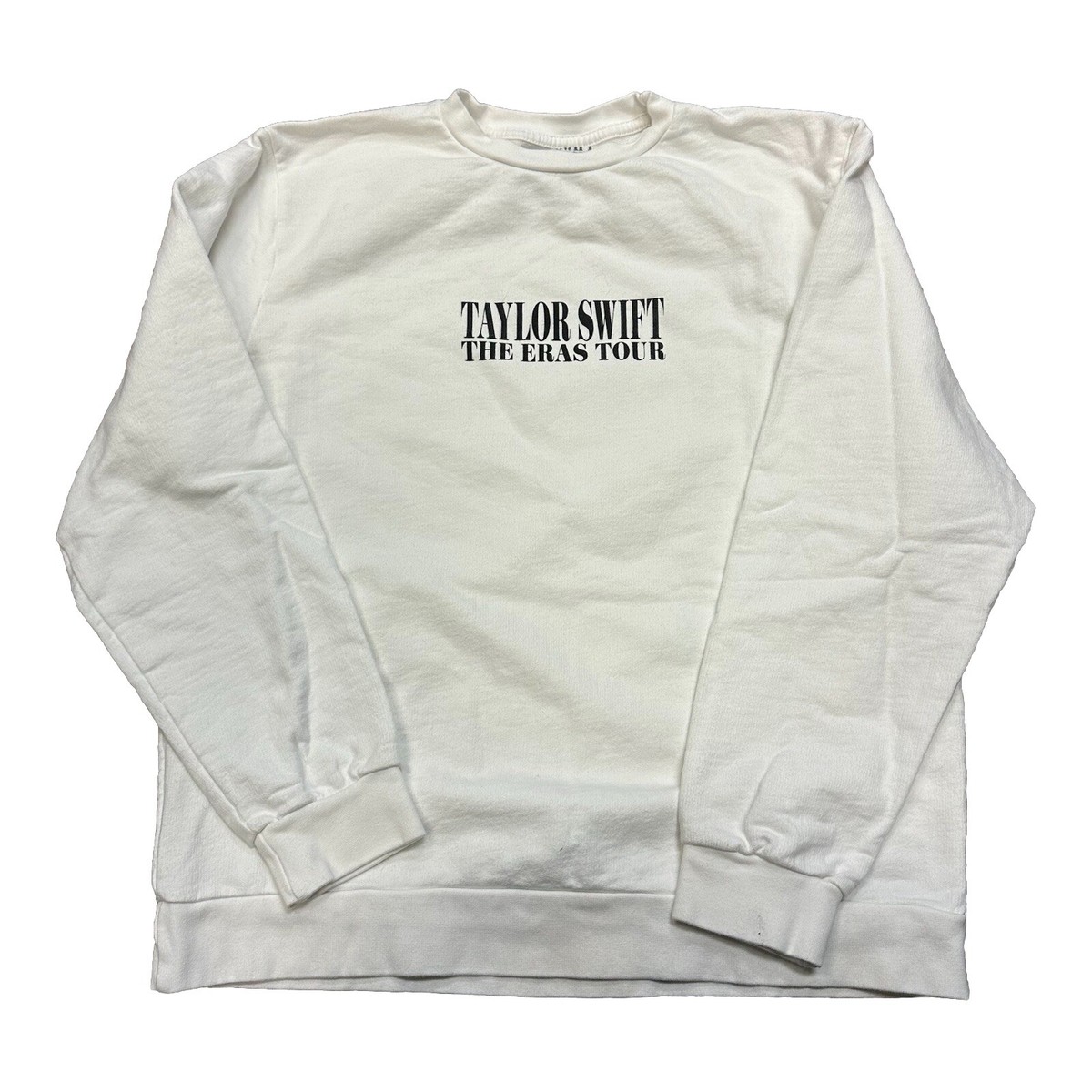 OFFICIAL TAYLOR SWIFT ERAS TOUR WHITE CREWNECK SWEATSHIRT