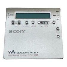 SONY MD Walkman MZ-R900 Silver Minidisc Player Recorder Very Good GP