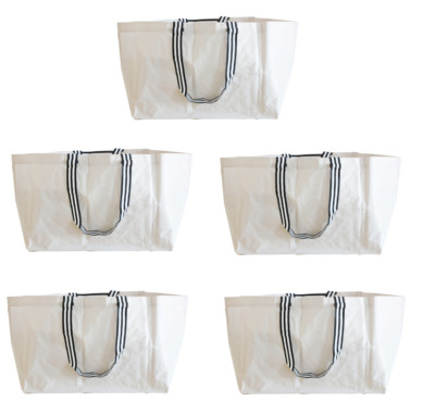 IKEA GÖRSNYGG Tragetasche Umzug Transport 57x37x39 cm 71L beige 5er 10er Set 