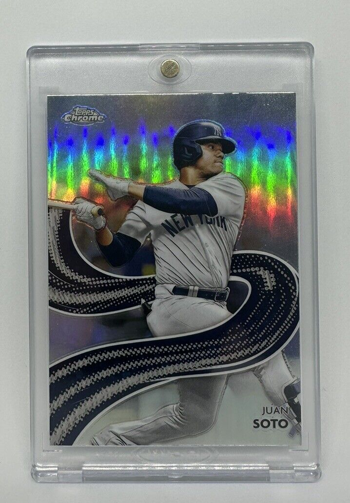 Juan Soto RARE REFRACTOR INVESTMENT CARD SSP TOPPS CHROME