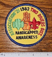 NCAC National Capital Two Rivers District PG Maryland 1983 Handicapped BSA Patch
