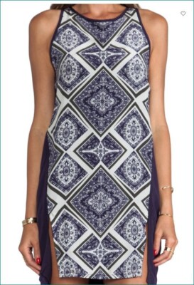 maurie and eve blue and white dress Jonathan Simkhai Jonathan Simkhai Midnight Blue Caviar Slit Dress  Runway  Catalog