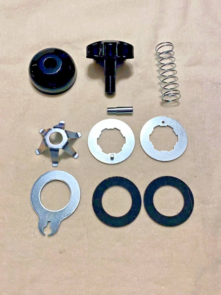 Harley 1949-59 Servicar Panhead FL Steering Damper Kit Black OEM