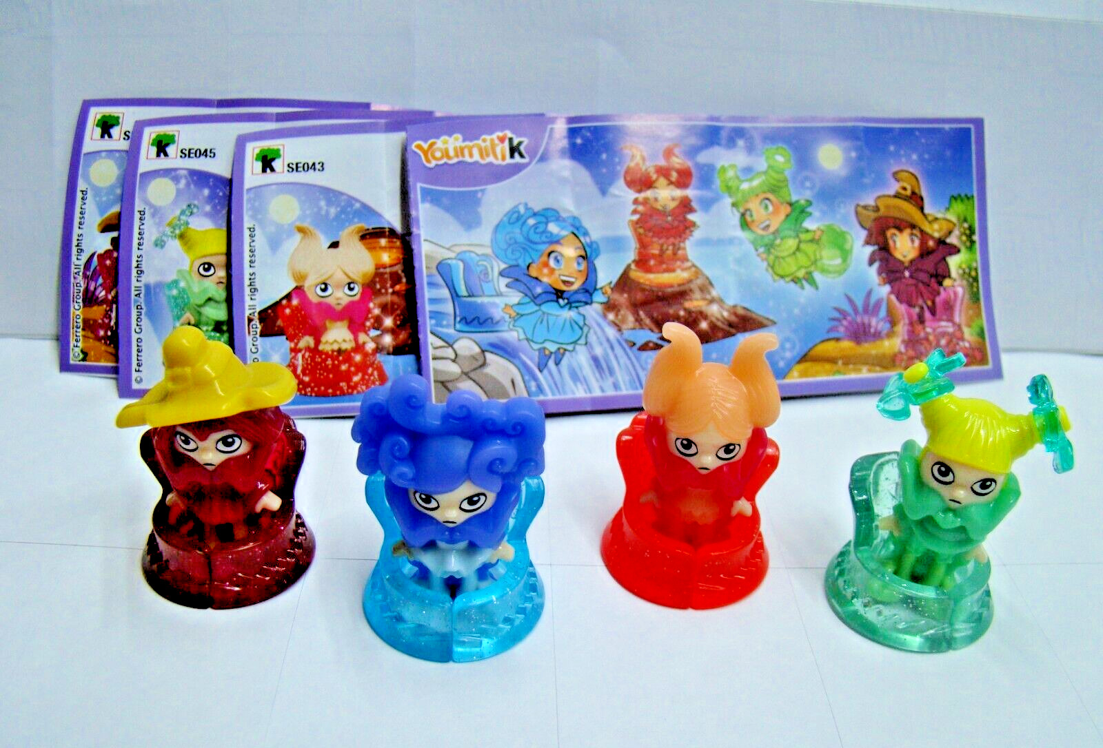 LITTLE WITCHES COMPLETE SET OF FIGURES KINDER JOY SURPRISE EGG