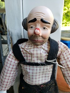 emmett kelly porcelain doll