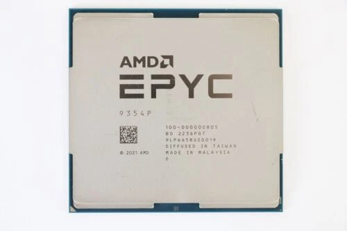 INTEL Processore CPU AMD EPYC 9354P 32 core 3,25 GHz 256 MB di cache 280 W - 100-000000805